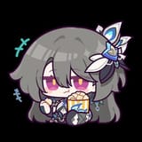 Vita eats popcorn