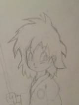 Pan with Saiyan Hair