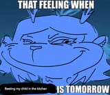 didn&#039;t take the chicken out of the freezer