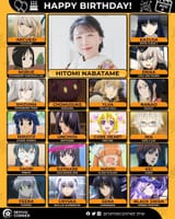 Hitomi Nabatame Birthday Aug 4