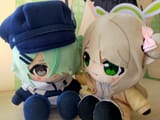 hiyori and nonomi plushies cute