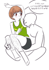 anon sniffs hairy chie