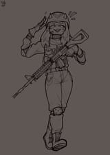 ralsei militarized