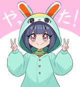 patra chan devious double peace sign