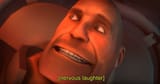 nervous laughter