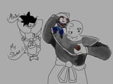 chara and anon being zamasu and goku black