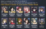 Select a costume