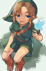 __link_young_link_and_navi_the_legend_of_zelda_and_1_more_drawn_by_sakamoto_mitsuki__c5c0735cc126d7c2eb5c5c509bdc251a