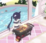 cat on the grill