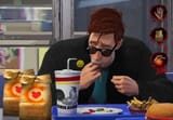 Postal Dude eat