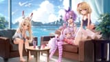 yande.re 1106636 sample animal_ears ayanami_(azur_lane) azur_lane bandaid bunny_ears comodomodo javelin_(azur_lane) laffey_(azur_lane) see_through thighhighs z23_(azur_lane)