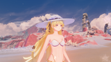 slutty acolyte on the beach