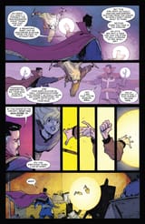 some caped weirdo tries to molest magik