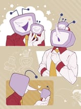 __ant_tenna_and_spamton_g_spamton_deltarune_drawn_by_hika_mimix__eb0c844209a2d8983f19e9bce75f3f11
