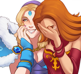 rylai and lina laughing