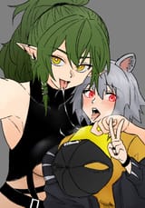 Click Gavial kiss