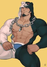 __monokuma_and_nidai_nekomaru_danganronpa_and_1_more_drawn_by_absolum_art__845e54aaeca4222900a9f30ee62e4138