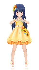 sunflower yukimi heart