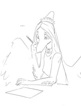 snoot game fang and a blank piece of paper