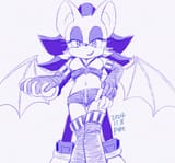 poke_wan - 1854543111323828724 - いいおなかの日だったと聞いて描いたけど間に合わなかった…ルージュのおなかを描きたかったらくがき。シャドさんを添えて - 1