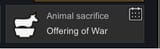 sacrifice