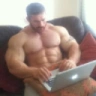 me typing this post