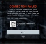 connection failed