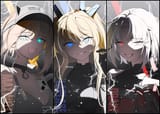 chikyuu_(bohednsg)_drake_(nikke),laplace_(nikke),maxwell_(nikke)