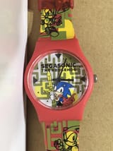 SegaSonic sword wristwatch closeup