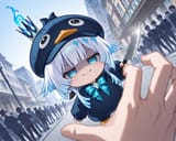 03677-1148061846-detailed face, detailed eyes, shiny hair, absurdes, highres, dynamic pose, masterpiece, best quality, official art, cel shaded,