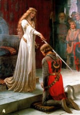 Guinevere knights Lancelot