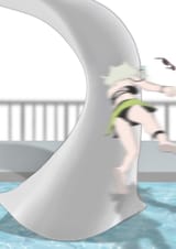 Kal&#039;tsit beachtime slide mishap @teadiA_violet