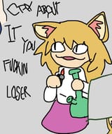 Neco arc cry about it loser