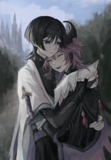 __scaramouche_wanderer_and_mini_durin_genshin_impact_drawn_by_yoruli_e__sample-cbdb12e2105ab3f38a7b47e9c2a21ac8