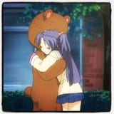 Aww_ I wanna give her a hug, too. -- Clannad. -- Clannad. -- Clannad
