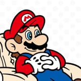 mario sitting