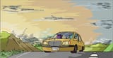 ralsei and susie driving