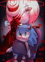 __sonic_the_hedgehog_and_sage_sonic_and_1_more_drawn_by_cang_she__66eb0e8960abb79ccf22ffc34080a757