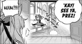 Teio out of the window