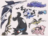 __skadi_mizuki_gladiia_thorns_weedy_and_3_more_arknights_drawn_by_gamma_gaemms_chamois__26869b4498ee87033a368757e857540b