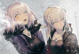 __artoria_pendragon_jeanne_d_arc_jeanne_d_arc_and_saber_alter_fate_grand_order_and_fate_series_drawn_by_kodama_wa_ka_me__sample-d4d753aabfacc9acdcff4230e24aa159