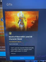 level 60 boost