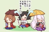 __narita_taishin_biwa_hayahide_and_winning_ticket_umamusume_and_1_more_drawn_by_gomashio_goma_feet__f2c09b27d84fdc81bf606ddac98488a1
