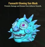 glowing sun