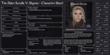 Yara Character sheet