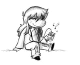 susie listening to music