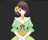 polite chara in a dress