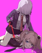 __kirigiri_kyoko_and_enoshima_junko_danganronpa_and_1_more_drawn_by_kmnm_1403__9f76a89f3dfcd61877c6fb55beb2cfef