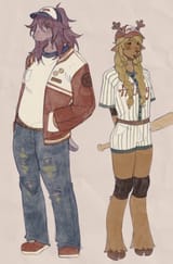 noelle and susie baseball