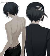 __saihara_shuichi_danganronpa_and_1_more_drawn_by_iumi_urura__18ff63816f5268a1deedebc917ba7bb9